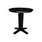International Concepts 36 in. Solid Wood Round Top Pedestal Dining Table - 35.9 in. High, Black K46-36RT-23B-36 - alternate 1